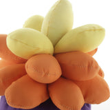 Max Artificial Succulent Plants Bamboo Charcoal Bags Car Decor Ornaments Orange