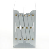 Max Delicate Deer Hollow Out Heavy Duty Metal Bookend Holder Stand Rack White