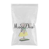 Maxbell 1 PC Desktop Ornament Easter Wooden Rabbit Decoration Party Tableware Yellow
