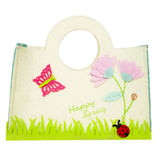 Maxbell Cute Easter Gift Bag Cartoon Felt Tote Bag Spring Easter Egg Baskets C