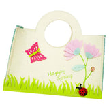 Maxbell Cute Easter Gift Bag Cartoon Felt Tote Bag Spring Easter Egg Baskets C