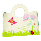 Maxbell Cute Easter Gift Bag Cartoon Felt Tote Bag Spring Easter Egg Baskets C