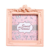 Maxbell Romantic Resin Picture Photo Frame with Stand Family Girls Photos Display L