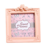 Maxbell Romantic Resin Picture Photo Frame with Stand Family Girls Photos Display L