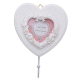 Maxbell Heart Shaped Resin Picture Photo Frame with Stand Photos Display Gifts B