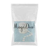 Max Flower Pearl Rhinestone Chain Sew On Trims Wedding Dress Decor White B