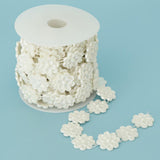 Max Flower Pearl Rhinestone Chain Sew On Trims Wedding Dress Decor White B