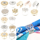 Max Rhinestone Napkin Rings Adornment For Wedding Party Gold