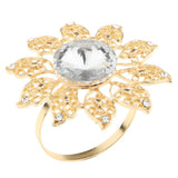 Maxbell  Creative Napkin Buckle Napkin Ring Wedding Party Napkin Holder Golden