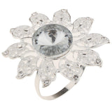 Maxbell  Creative Napkin Buckle Napkin Ring Wedding Party Napkin Holder Silver