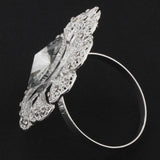 Max Exquisite Napkin Buckle Napkin Ring Wedding Party Napkin Holder Silver