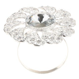Max Exquisite Napkin Buckle Napkin Ring Wedding Party Napkin Holder Silver