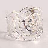 Max Exquisite Napkin Buckle Napkin Ring Wedding Party Napkin Holder  Silver