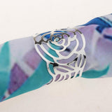 Max Exquisite Napkin Buckle Napkin Ring Wedding Party Napkin Holder  Silver