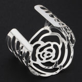 Max Exquisite Napkin Buckle Napkin Ring Wedding Party Napkin Holder  Silver