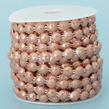 Max 10 mm Half Round Bead Garland Spool Beads Craft Wedding Decor Coffee