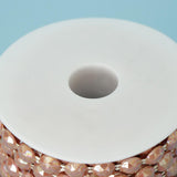 Max 10 mm Half Round Bead Garland Spool Beads Craft Wedding Decor Coffee