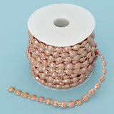 Max 10 mm Half Round Bead Garland Spool Beads Craft Wedding Decor Coffee