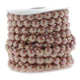 Max 10 mm Half Round Bead Garland Spool Beads Craft Wedding Decor Coffee