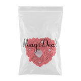 Max Heart-shaped PE water diamond imitation pearl wedding ring pillow Red