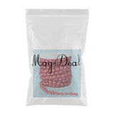 Max 10mm DIY Half Round Bead Garland Spool Beads Craft Wedding Decor Red