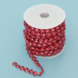 Max 10mm DIY Half Round Bead Garland Spool Beads Craft Wedding Decor Red