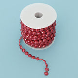 Max 10mm DIY Half Round Bead Garland Spool Beads Craft Wedding Decor Red