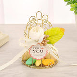 Max Gold Iron Bell Wedding Tin Bar Metal Candy Box Birthday Party Favors B