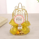 Max Gold Iron Bell Wedding Tin Bar Metal Candy Box Birthday Party Favors C