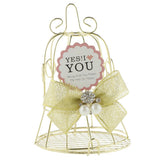 Max Gold Iron Bell Wedding Tin Bar Metal Candy Box Birthday Party Favors C