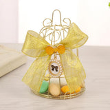 Max Gold Iron Bell Wedding Tin Bar Metal Candy Box Birthday Party Favors D