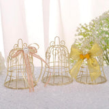 Max Gold Iron Bell Wedding Tin Bar Metal Candy Box Birthday Party Favors E