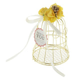 Max Gold Iron Bell Wedding Tin Bar Metal Candy Box Birthday Party Favors F