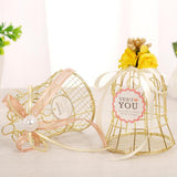 Max Gold Iron Bell Wedding Tin Bar Metal Candy Box Birthday Party Favors F