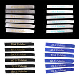 Max Gilding Gold Numbers Fabulous Satin Sash for Birthday Anniversary White 30
