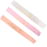 Sweet 16 Girls Birthday Satin Sash Birthday Girls Sash Ribbon White