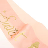 Max Sweet 16 Girls Birthday Satin Sash Birthday Girls Sash Ribbon  Champagne