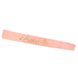 Max Sweet 16 Girls Birthday Satin Sash Birthday Girls Sash Ribbon  Champagne