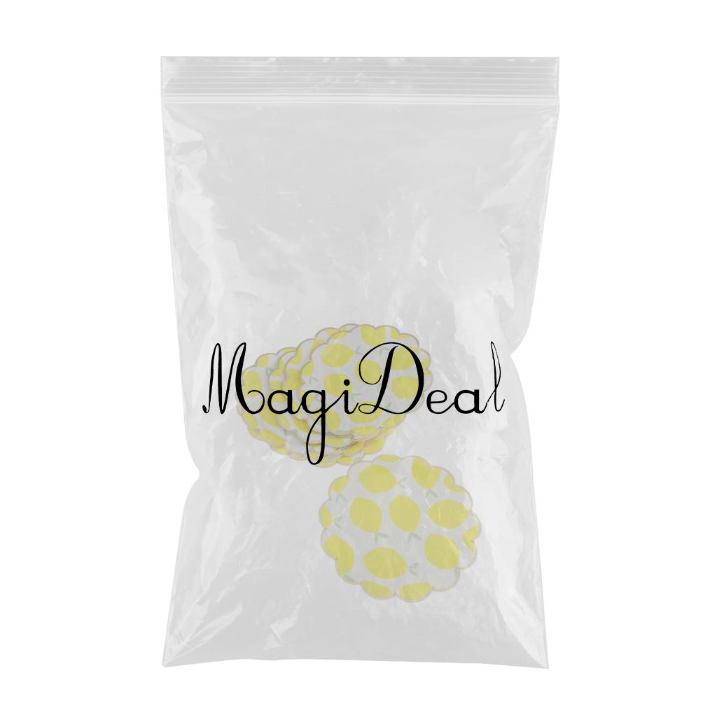 Max 8pcs Lemon Paper Plates Birthday Party Baby Shower Tableware DIY  9 inch