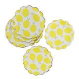 Max 8pcs Lemon Paper Plates Birthday Party Baby Shower Tableware DIY  9 inch