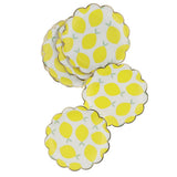 Max 8pcs Lemon Paper Plates Birthday Party Baby Shower Tableware DIY  9 inch