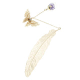 Max Retro Butterfly Metal Bookmark Stationery Movie Book Mark Kids Gift Golden F