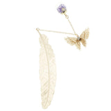 Max Retro Butterfly Metal Bookmark Stationery Movie Book Mark Kids Gift Golden F