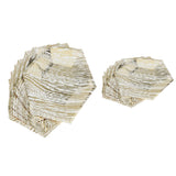 Max 8pcs Hexagonal Paper Plates Birthday Wedding Party Tableware Decor 8 inch