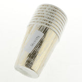 Max 8pcs Paper Disposable Cups Birthday Wedding Party Table Decoration Gold