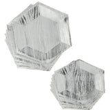 Max 8pcs Hexagonal Disposable Paper Plates Birthday Party Tableware DIY  8 inch