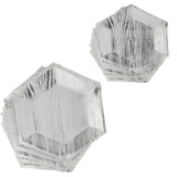 Max 8pcs Hexagonal Disposable Paper Plates Birthday Party Tableware DIY  8 inch
