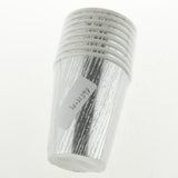 Max 8pcs Paper Disposable Cups Birthday Wedding Party Table Decoration Silver