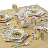 Max 16pcs Disposable Paper Napkin Birthday Wedding Party Table Decor Rose gold
