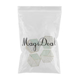 Max 8pcs Hexagon Paper Plates Disposable Wedding Birthday Party Tableware 26cm